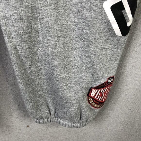 San Antonio Spurs Sweatpants Mens XL Gray NBA Basketball Mitchell & Ness 50th - Picture 13 of 16